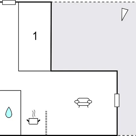 בית נופש 1 Bedroom Gorgeous In Nykobing Sj *